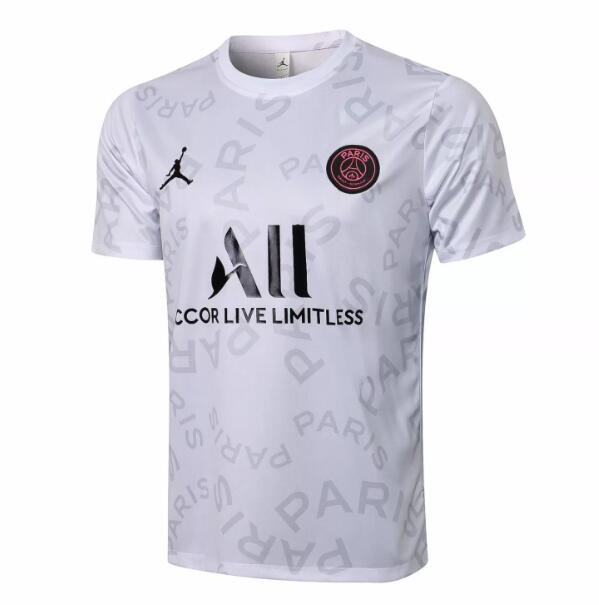 2021/22 PSG x Jordan White Training Shirt